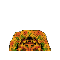 Sun Tiger Sticker