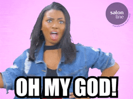 Girl Wow GIF by Salon Line