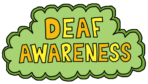 Hearing Impaired Sign Language Sticker