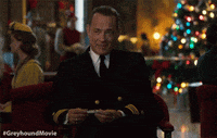 GreyhoundMovie happy smile christmas thanks GIF