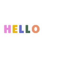 Text Hello Sticker