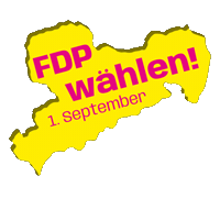 Fdp Sachsen Sticker by JuliA Sachsen