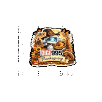 Fall Season Thanksgiving Sticker by Digi 995