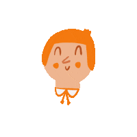 Happy Face Sticker by Kaffekatten