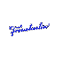 Freewheelin Sticker by Peckham Levels