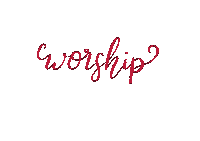 Faith Worship Sticker by Jugendtagung