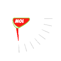 Car Driving Sticker by MOL Česká republika