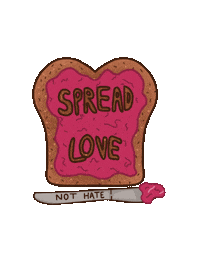 Toast Love Sticker
