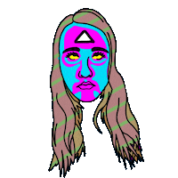 third eye party Sticker by dieselraptor