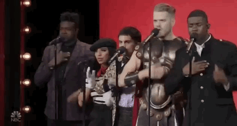 pentatonix a not so silent night GIF by NBC