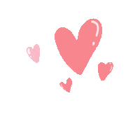 bemessy love heart pink bemessy Sticker