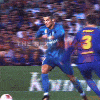 Ronaldo Vs Barca GIF