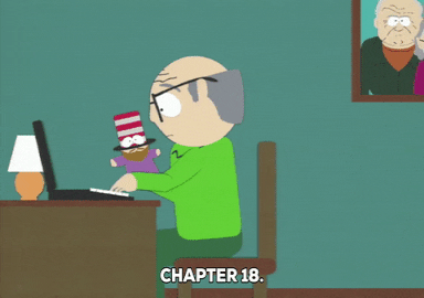 sitting mr. garrison GIF by South Park 