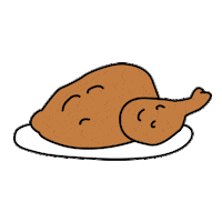 chicken Sticker by Lowi