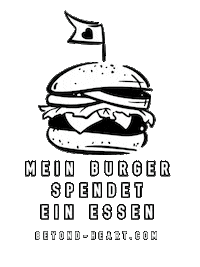 Beyondheart burger spende burgerheart burgersdogood Sticker
