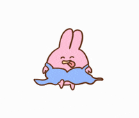 MIQJUU pink kawaii running run GIF