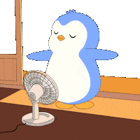 Nervous Summer Sticker by Pudgy Penguins