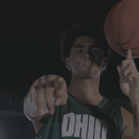 Basketball Ball GIF by Ohio Bobcats