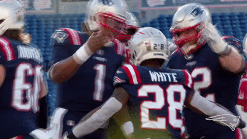 Happy Cam Newton GIF by New England Patriots