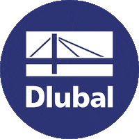 Dlubal_Software dlubal dlubalsoftware dluballogoround2 Sticker