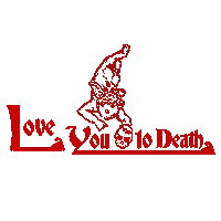 Love You To Death Angel Sticker