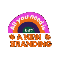 Rainbow Branding Sticker by STUDIO BIM!