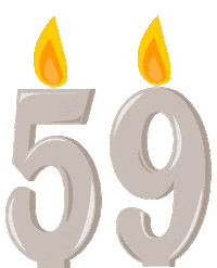 Birthday Flickering Sticker