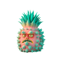 Monster What Sticker by Anne Horel