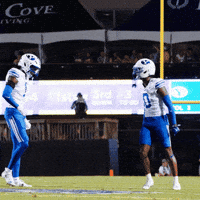 High Five Byu Football GIF by BYU Cougars
