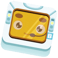 PlayBlooket astronaut rotate legendary blooket Sticker