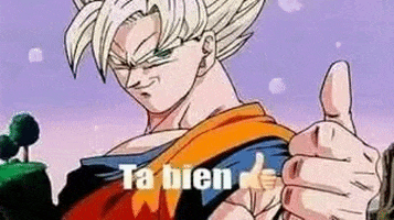 Wylli23 giphygifmaker meme goku ta bien GIF