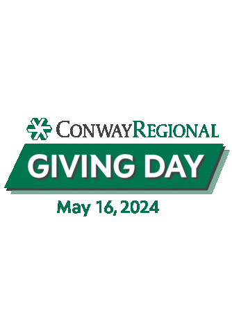 Giving Day Sticker by Conway Regional Health System