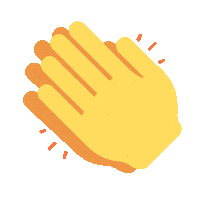Clap Sticker by Twitter