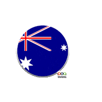 Flag Australia Sticker by wowcreative@wowpik.vn