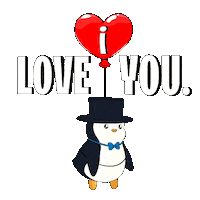 Loving I Love You Sticker by Pudgy Penguins