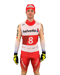 helvetia_schweiz point down swiss ski helvetia langlauf Sticker