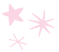 Pink Stars Sticker by Beginning Boutique