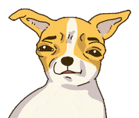 Animation Dog Sticker