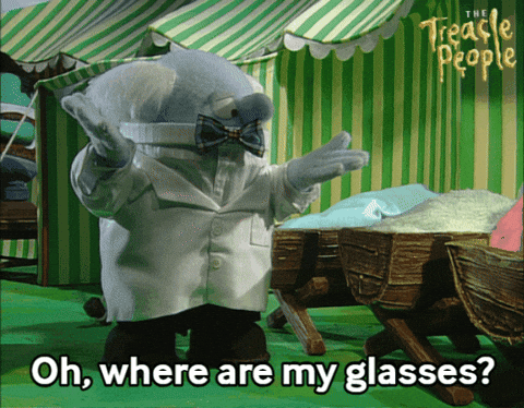 Cant See Stop-Motion GIF by Fire Mountain Productions