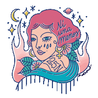 Ni Una Menos Girl Power Sticker