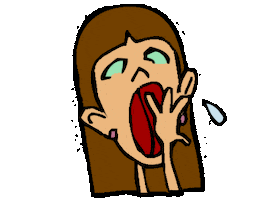 yawn STICKER