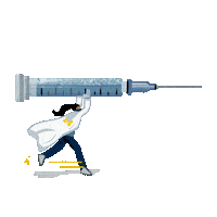 Medicine Vaccine Sticker by University of Michigan