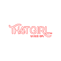 thatgirlwineco wine wine time winetime that girl Sticker