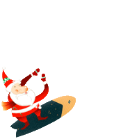 Christmas Santa Sticker by Nobile Sports