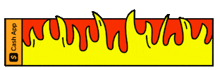 Fire Burn Sticker by Cash App
