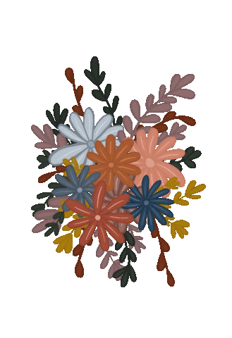 Flower Power Love Sticker