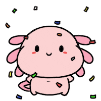 happy party animal Sticker by Aminal Stickers