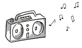 MsSlow happy dance music party Sticker