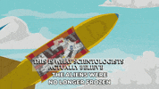 aliens plane GIF by South Park 