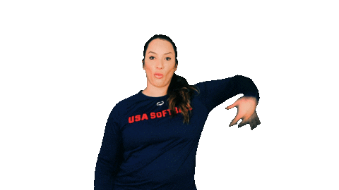 Usa Softball Dance Sticker by DeMariniFP